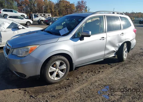 2015 Subaru Forester 2.5I Premium из США, поврежденный, VIN JF2SJADC3FH429290